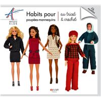Habits pour poupées-mannequins au tricot et crochet