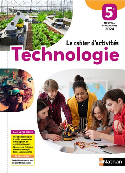 Nicolas Nicaise, Damien Iceta, Cédric Lusseau Technologie 5E : Le Cahier D'activités : Nouveau Programme 2024 - Image 2