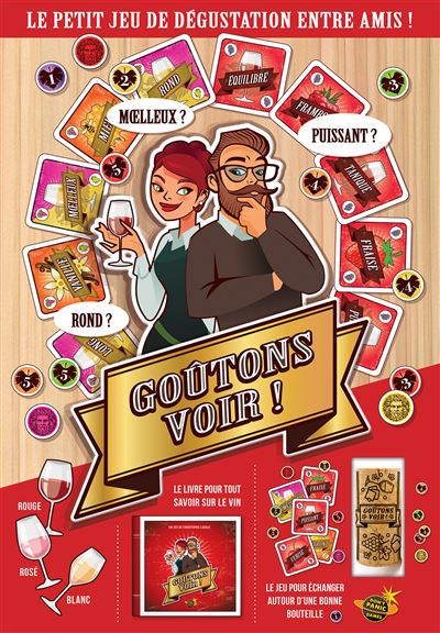 YNNIS EDITIONS Go&ucirc;tons Voir ! / Jeu de soci&eacute;t&eacute; / &Agrave; partir de 18 ans / 2 &agrave; 5 joueurs / 20 mn