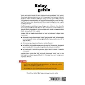 Kolay gelsin. Parcours express en turc