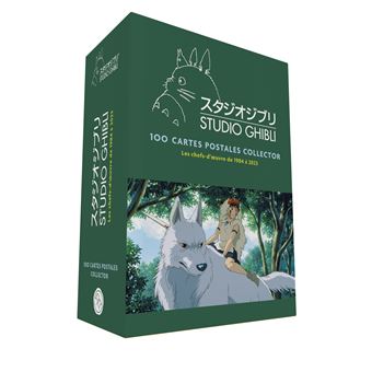 Studio Ghibli, les chefs-d'oeuvre de 1984 à 2023 : coffret de 100 cartes postales