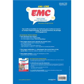 Magellan Enseignement moral et civique (EMC) CM - Ed. 2025 - Manuel élève