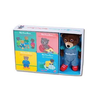 Petit Ours Brun peluche Mon coffret à histoires Petit Ours