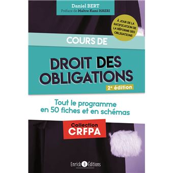 Cours de droit des obligations 2021仏語 Code des obligations I