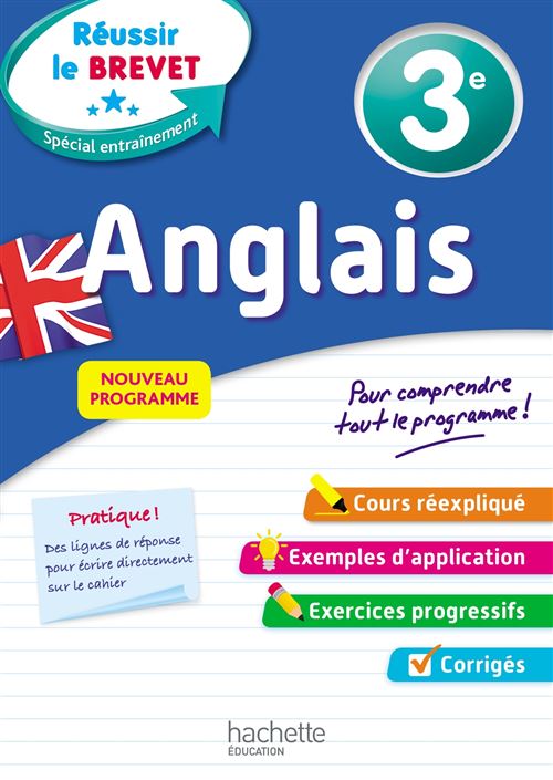 Réussir Au Collège Anglais 3e - André Michoux - Hachette Education - broché - Scolaire / Universitaire