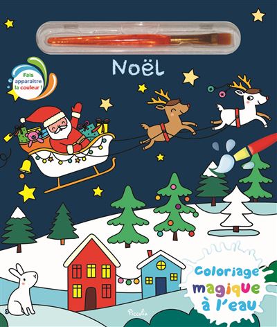 Coloriage magique à l'eau - Noël - broché - Elisabeth Morais, Livre tous  les livres à la Fnac
