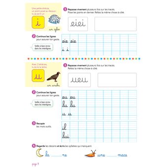 Les cahiers d'écriture CP - Éd. 2025 - Cahier n° 1 Apprentissage