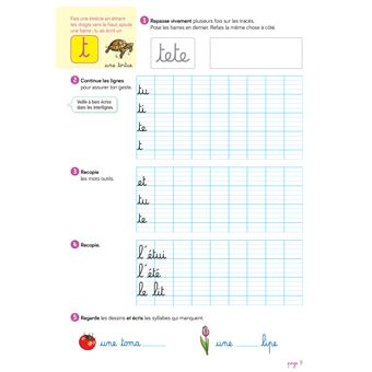 Les cahiers d'écriture CP - Éd. 2025 - Cahier n° 1 Apprentissage