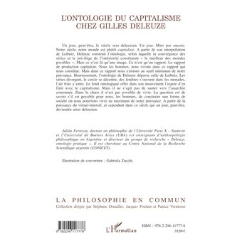 L'ontologie de Gilles Deleuze 文学・小説 L'ontologie de