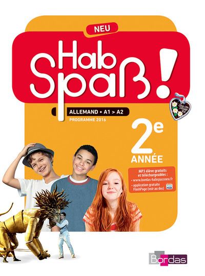Hab Spass ! Neu, allemand LV2, A1-A2, 4e, cycle 4 : programmes 2016 - Image 3