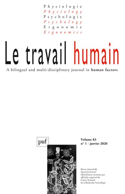 Travail humain 2020, vol. 83 (1)