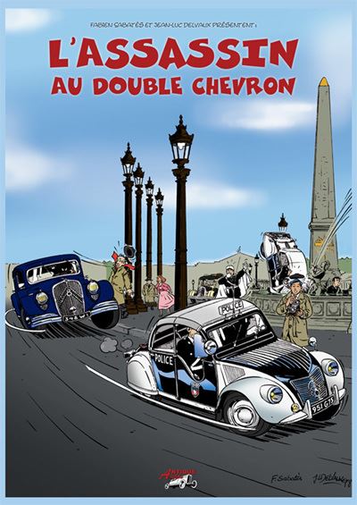 Antique Autos L'assassin Au Double Chevron - Fabien Sabatès - Broché