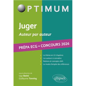 Thème ECG 2026 - Auteur par auteur
