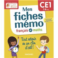Mes fiches mémo Français et Maths CE1