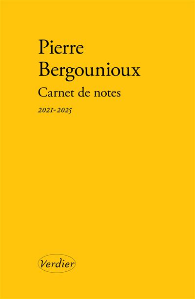 Verdier Carnet De Notes 2021-2025