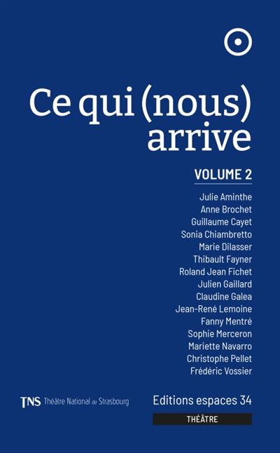 Ce qui (nous) arrive - Collectif - Espaces 34 - broché - Théâtre