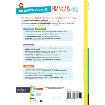 En route pour le Français ! CM1 CM2 - Ed. 2025 - Manuel élève
