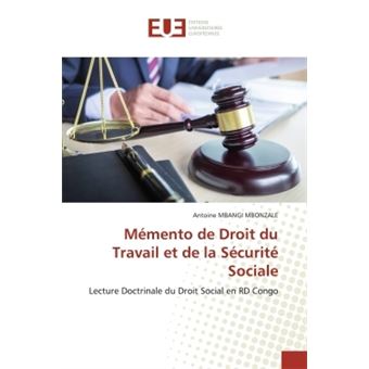 Mémento de Droit du Travail et de la Sécurité Sociale - 1