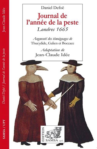 Journal de l'année de la peste Londres 1665 - Jean-Claude Idée - Samsa - broché - Théâtre