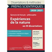 Expériences de la nature en 39 dissertations
