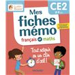 Mes fiches mémo Français et Maths CE2