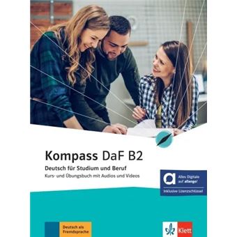 Kompass DaF B2 - Livre + cahier d'exercices hybride