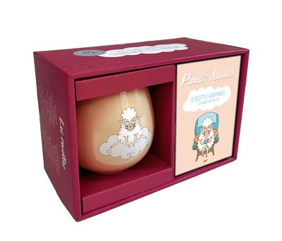 Couverture de Coffret Mug - Plaisir douillet - 30 recettes gourmandes: Un joli mug en céramique et un livre