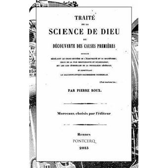 Traité de la science de dieu - 1