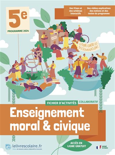 Fichier d'activités EMC 5e Fichier de l'élève - Lelivrescolaire.fr - Lelivrescolaire.fr - broché - Scolaire / Universitaire - Lelivrescolaire Fr