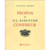 Propos de O.L. Barenton, confiseur