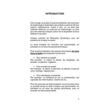Personnalisation des exercices de Sophrologie pour les enfants