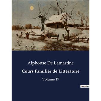 Cours Familier de Littérature - 1