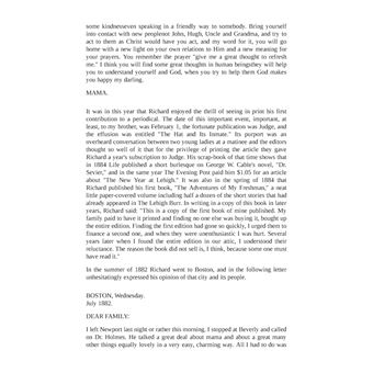 Adventures & Letters Of Richard Harding Davis