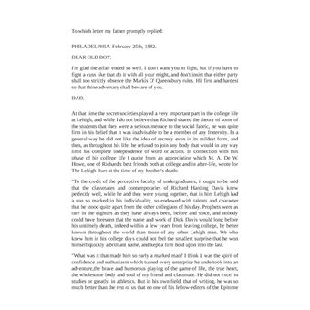 Adventures & Letters Of Richard Harding Davis
