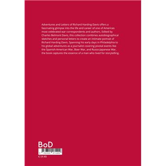 Adventures & Letters Of Richard Harding Davis