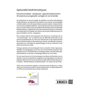 Première – Spécialité mathématiques