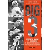 FEDERER, NADAL, DJOKOVIC, l'histoire du Big 3