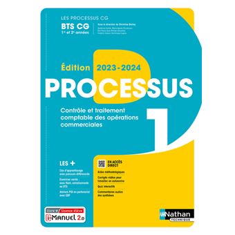 Processus 1 BTS CG 1re et 2e années (Les Processus CG) Livre +