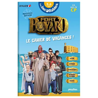 Cahier de vacances 2024 Fort Boyard - Les incollables - Grande Section au CP - 5/6 ans