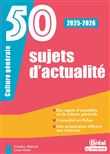 50 sujets d'actualité 2025-2026