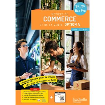 Métiers du commerce et de la vente option A 1re/Term Bac Pro (détachable) - Éd. 2025 - 1