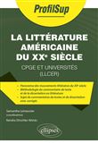 La littérature américaine du XXe siècle