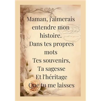 Maman, Raconte-Moi Mon Histoire
