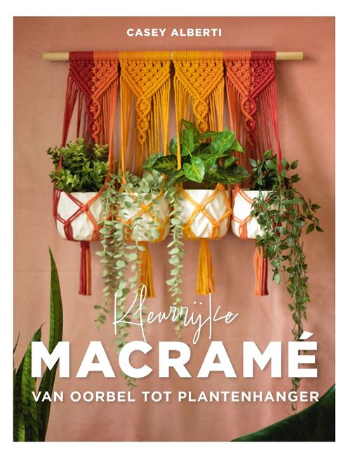 Kleurrijke macramé