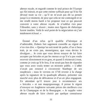 Un Diplomate au XVIIIe siècle. L'abbé Dubois d'après les archives des affaires étrangères