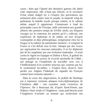 Un Diplomate au XVIIIe siècle. L'abbé Dubois d'après les archives des affaires étrangères