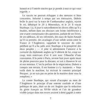 Un Diplomate au XVIIIe siècle. L'abbé Dubois d'après les archives des affaires étrangères