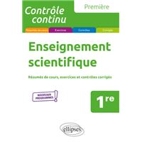 Enseignement scientifique - Première - Nouveaux programmes