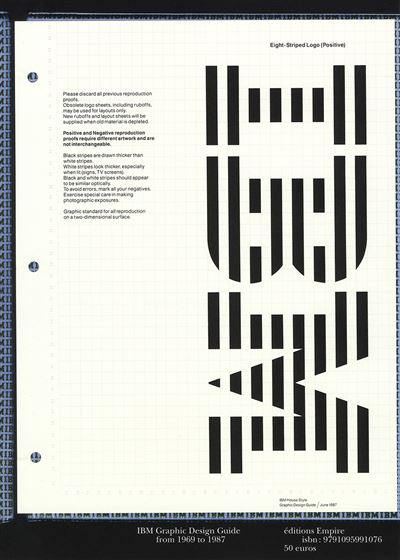 IBM - Graphic Design Guide from 1969 to 1987 - Paul Rand - broché