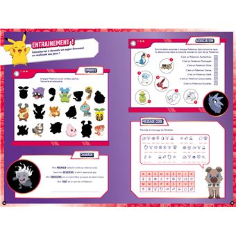 Cahier de vacances Pokémon 2025 - Du CM1 au CM2